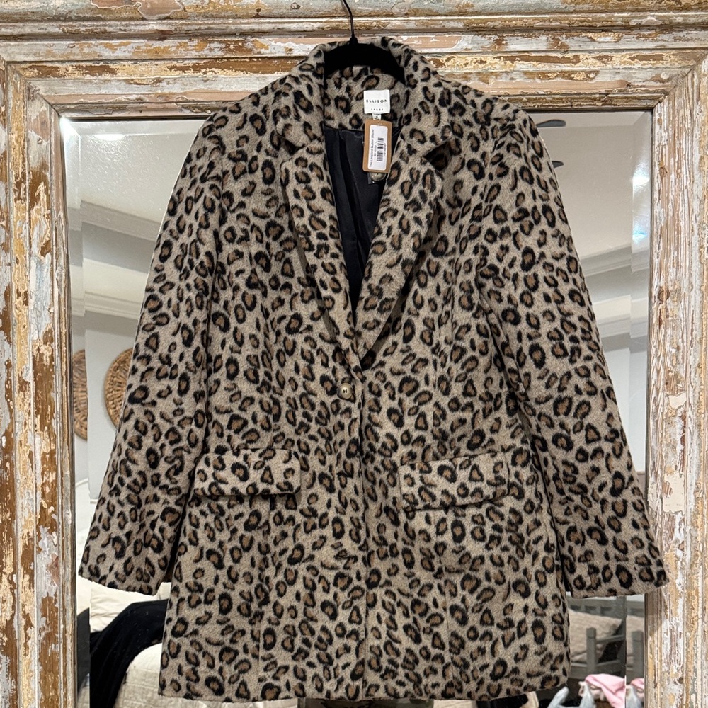 Ellison leopard print blazer